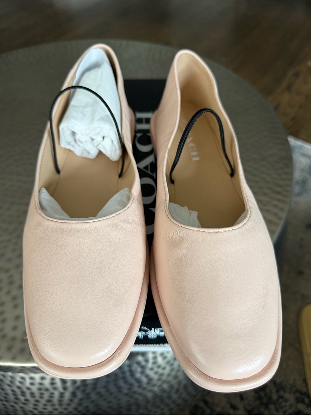 Coach Women's Blush Emilia Mary Jane Flats Sz 7.5